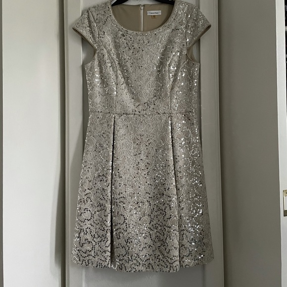 Dresses & Skirts - Calvin Klein Sequin Dress size 10